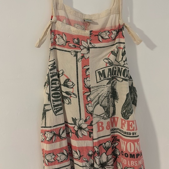 #Boho Overalls in Bunny vintage inspired print - Picture 8 of 13